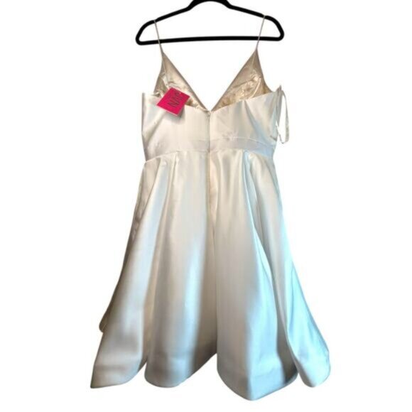 NWT - JVN by JOVANI Ivory Dress - Size 10 - Picture 4 of 16